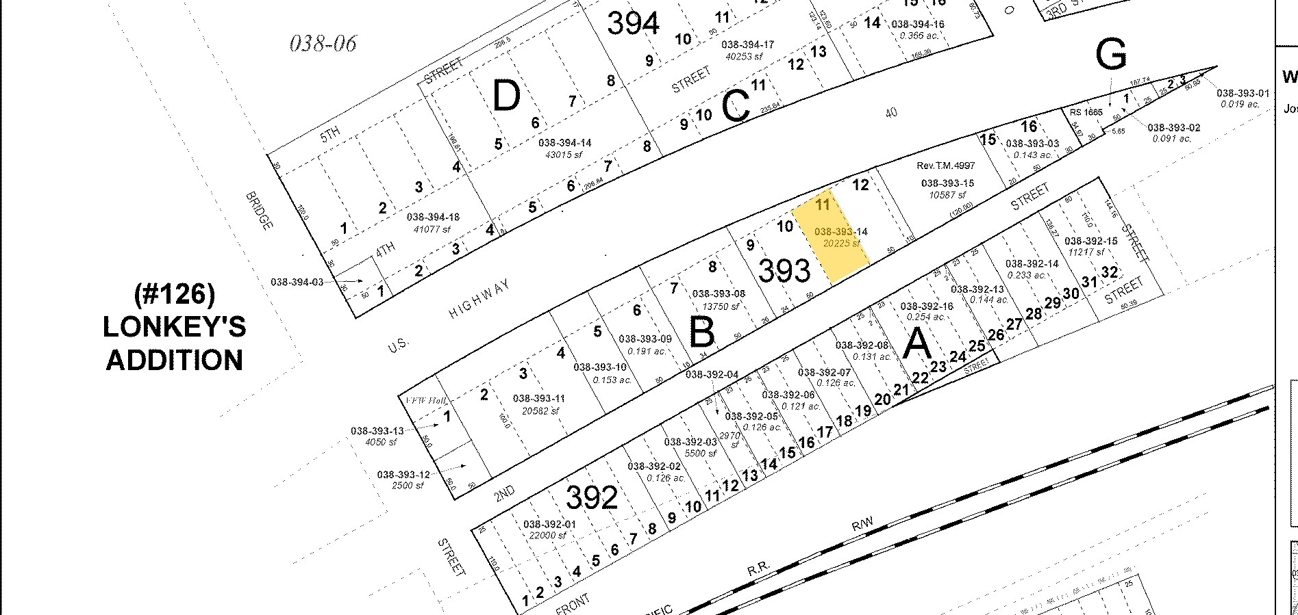807 2nd St, Verdi, NV for sale Plat Map- Image 1 of 1