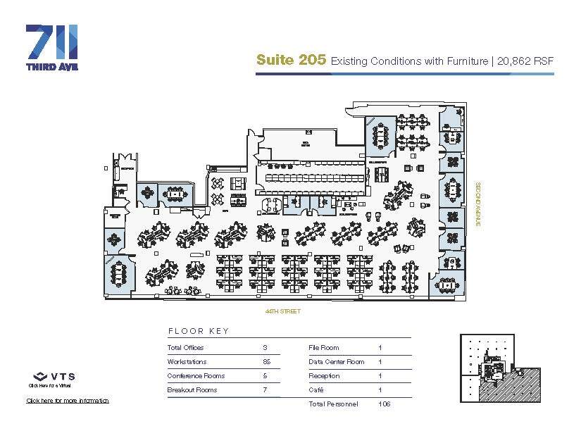 711 Third Ave, New York, NY for lease Floor Plan- Image 1 of 1