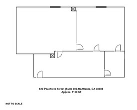 620 Peachtree St NE, Atlanta, GA for lease Floor Plan- Image 2 of 2