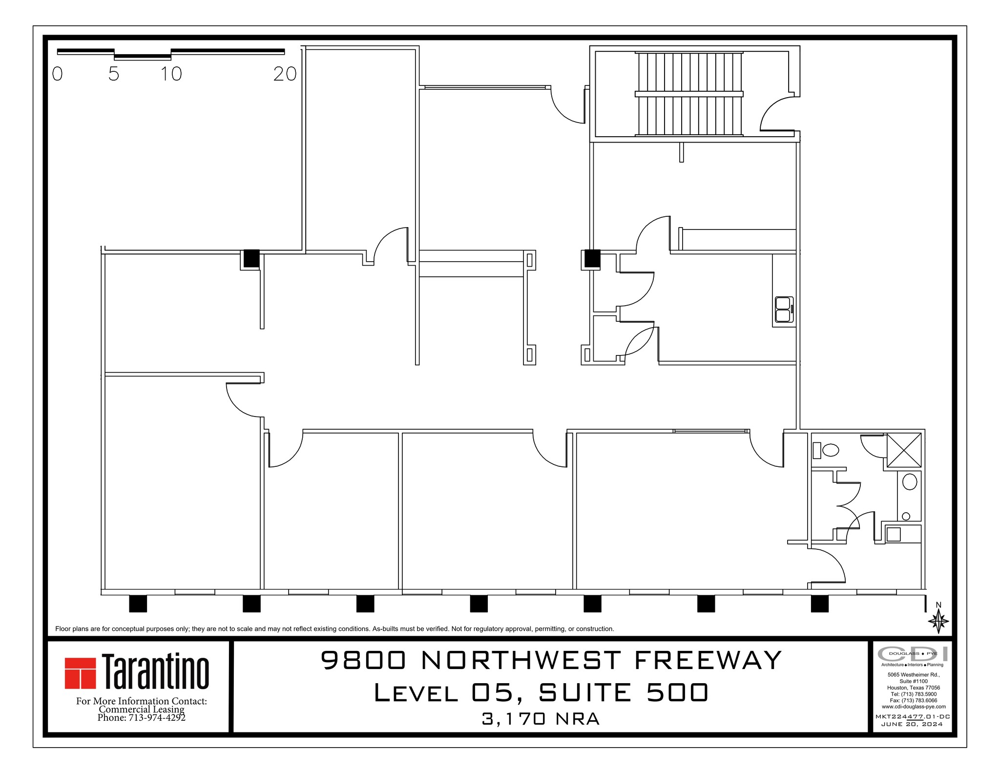 9800 Northwest Fwy, Houston, TX for lease Site Plan- Image 1 of 1