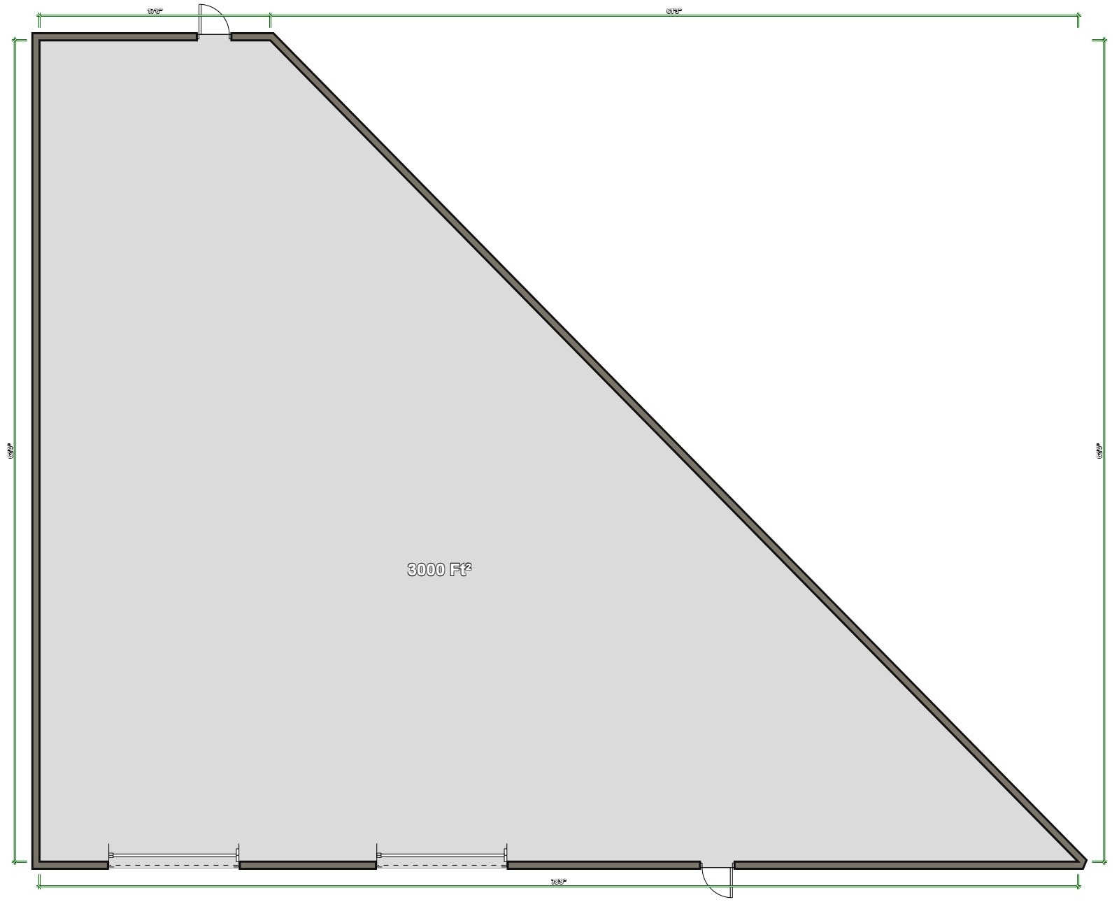 7402 & 7406 Mansfield Hwy, Kennedale, TX for lease Floor Plan- Image 1 of 1