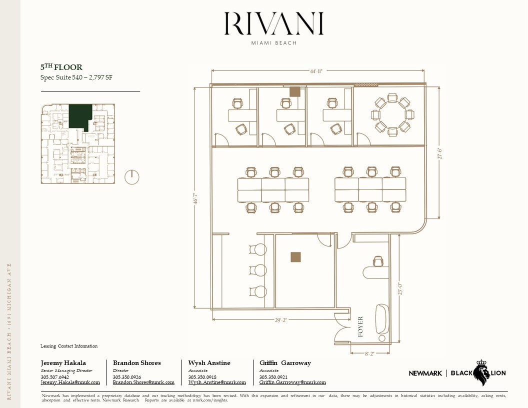 1691 Michigan Ave, Miami Beach, FL for lease Floor Plan- Image 1 of 1