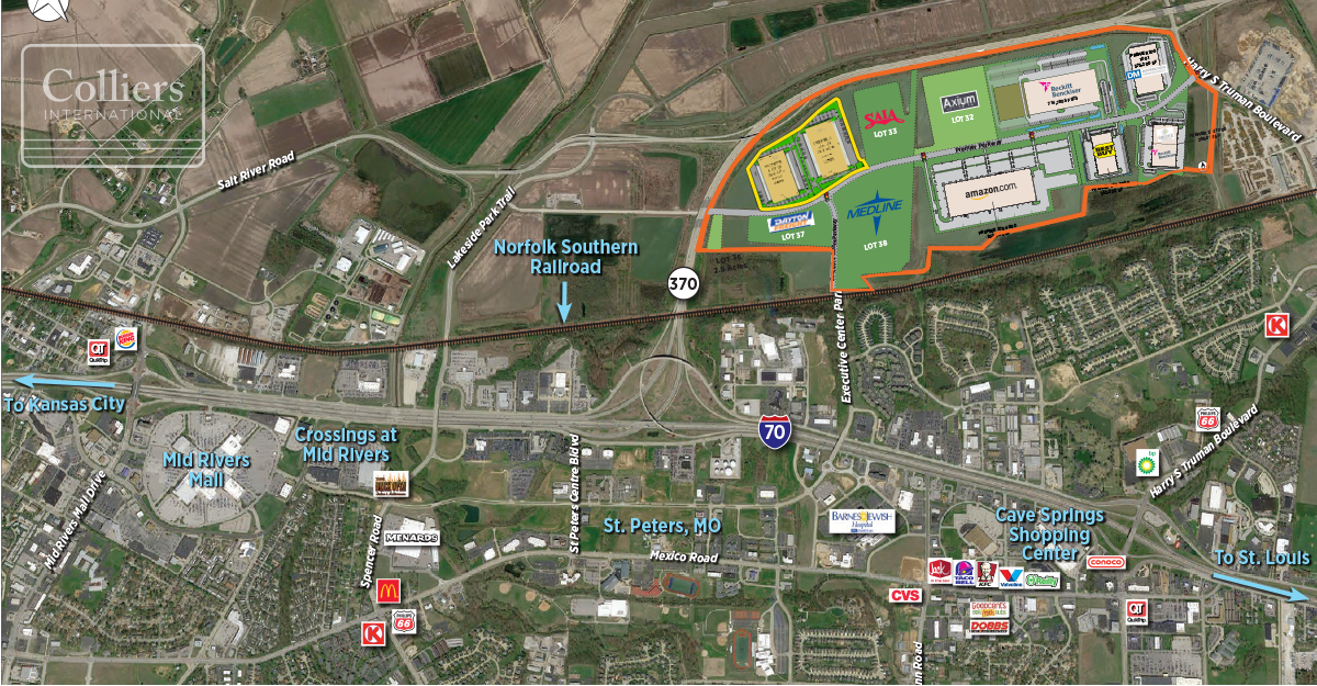 7001 Premier Pky, Saint Peters, MO for lease Site Plan- Image 1 of 2