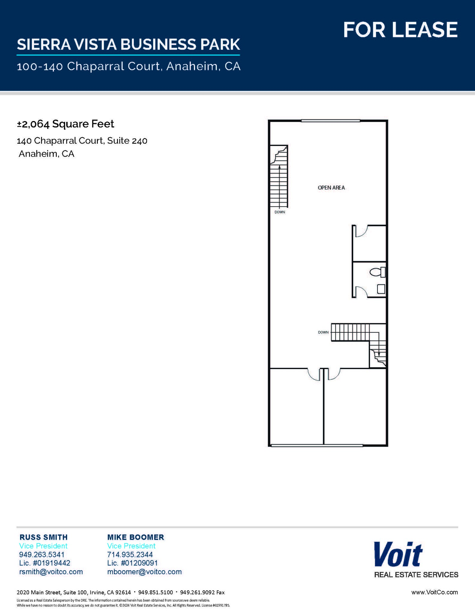 130 Chaparral Ct, Anaheim, CA for lease Floor Plan- Image 1 of 1