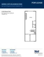 130 Chaparral Ct, Anaheim, CA for lease Floor Plan- Image 1 of 1