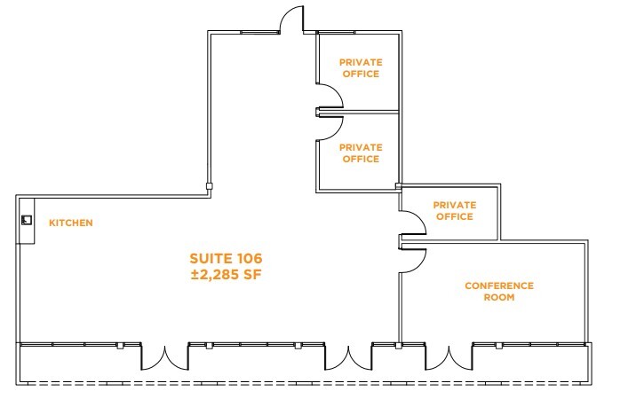 111 W Evelyn Ave, Sunnyvale, CA for lease Floor Plan- Image 1 of 1