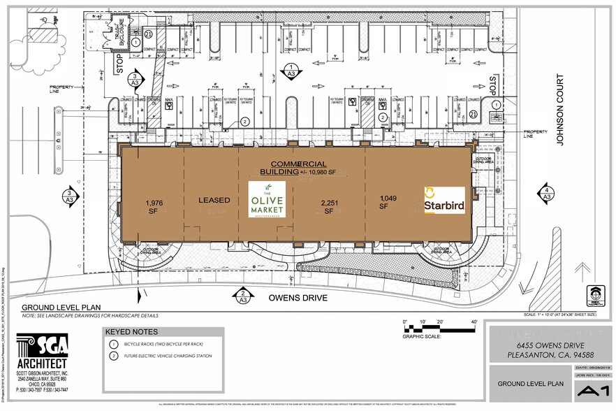 6455 Owens Dr, Pleasanton, CA for lease - Site Plan - Image 2 of 2