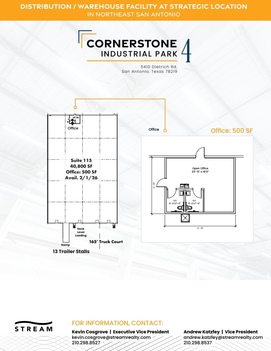 5410 Dietrich Rd, San Antonio, TX for lease Floor Plan- Image 1 of 1