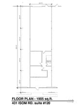 431 Isom Rd, San Antonio, TX for lease Floor Plan- Image 1 of 1
