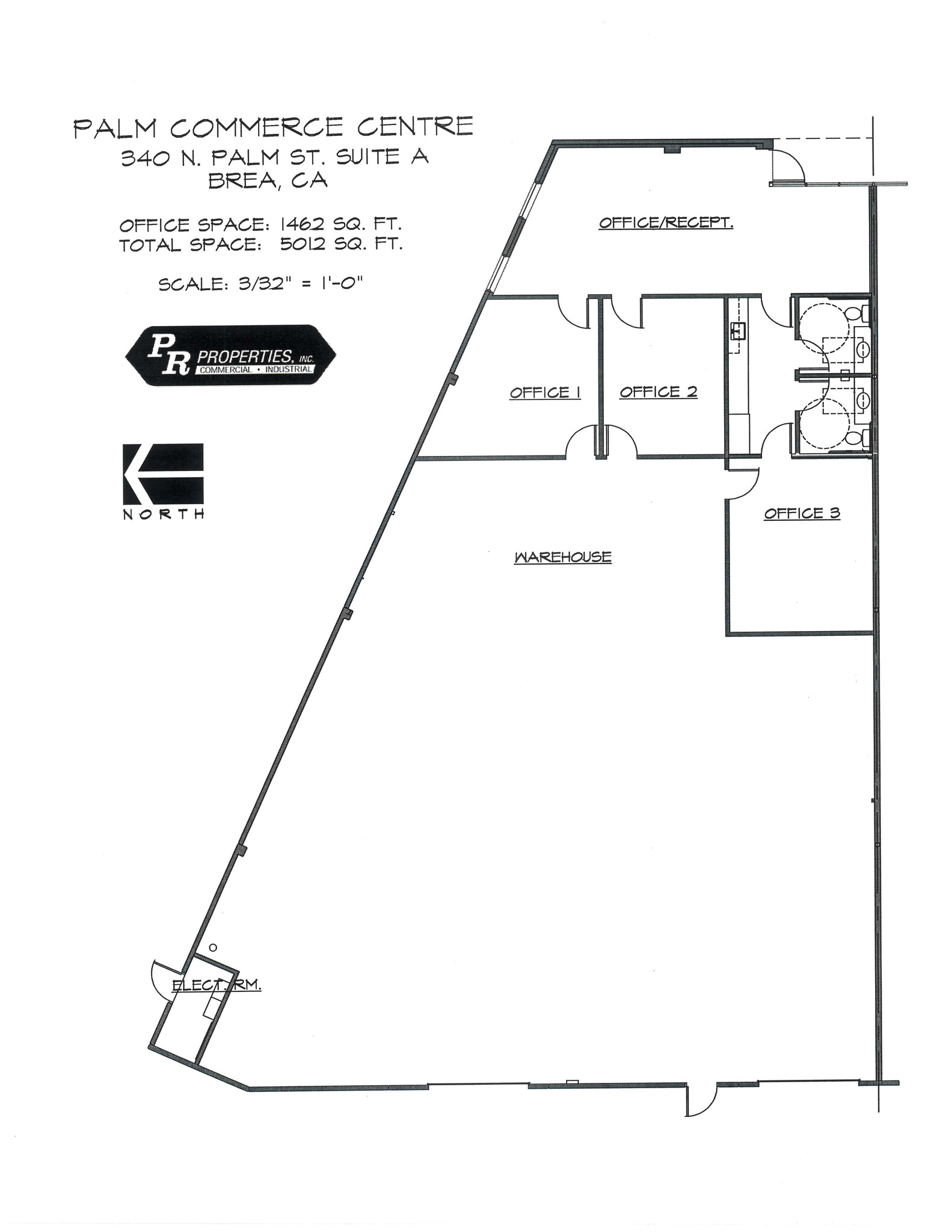 370 N Palm St, Brea, CA for lease Site Plan- Image 1 of 1