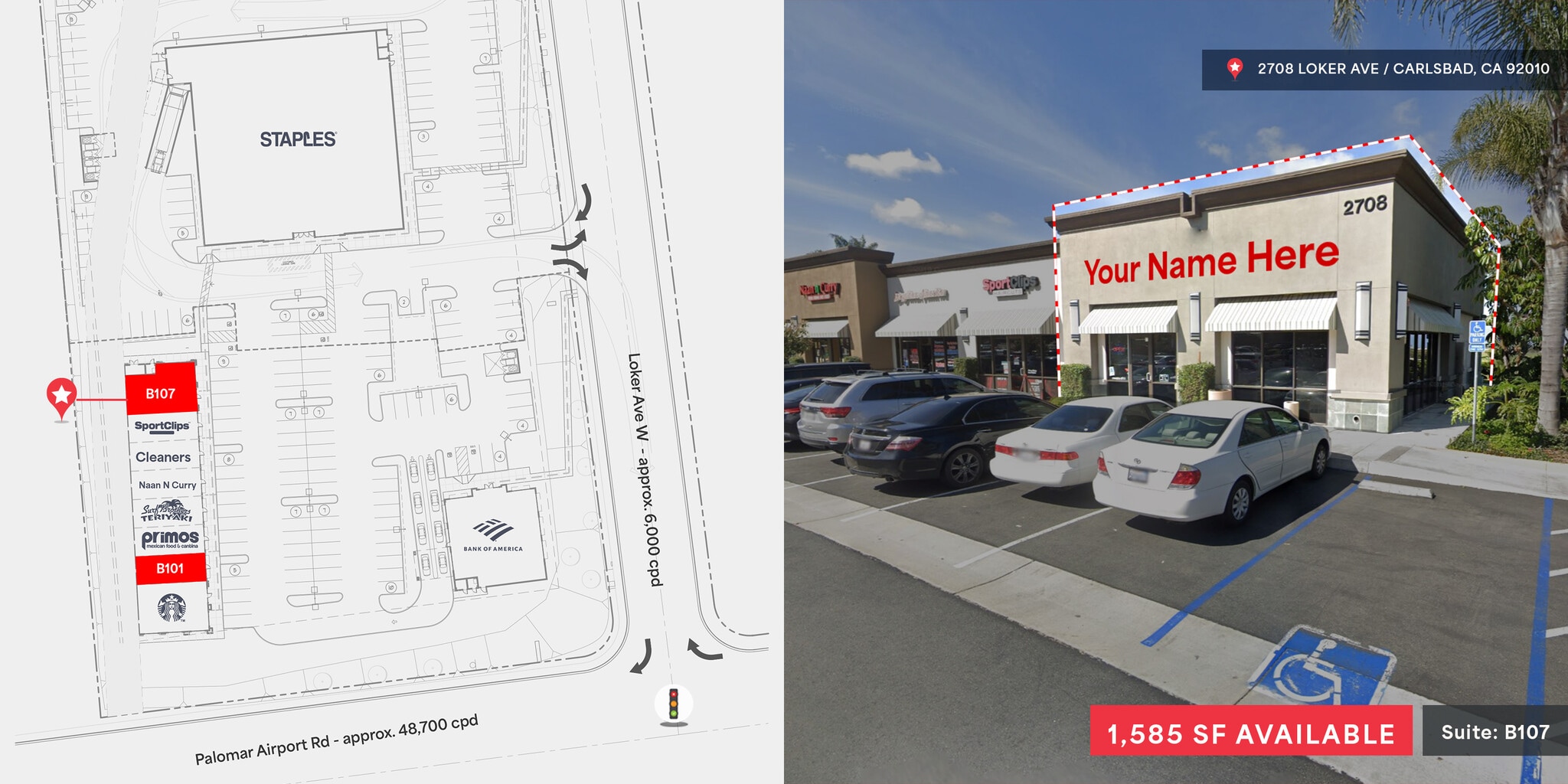 2708 Loker Ave W, Carlsbad, CA for lease Site Plan- Image 1 of 1
