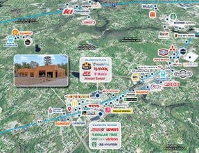 208 Main St, Wilmington, MA - AERIAL  map view