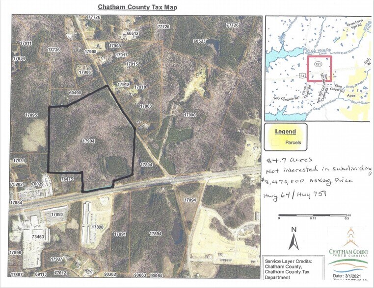 Land in Apex, NC for sale - Primary Photo - Image 1 of 1