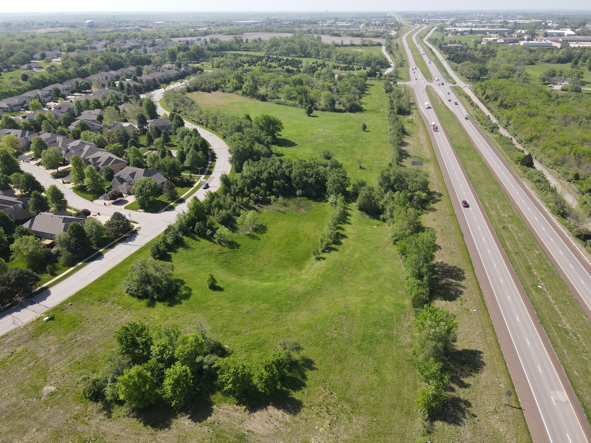 NEC W 75th & K-7 Hwy, Shawnee, KS for sale Aerial- Image 1 of 12