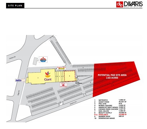 Eastern Ave, Washington, DC for lease - Site Plan - Image 1 of 1