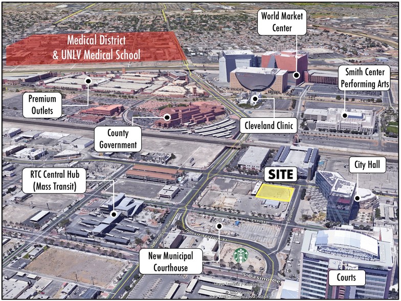 505 S Main St, Las Vegas, NV for sale - Aerial - Image 1 of 1