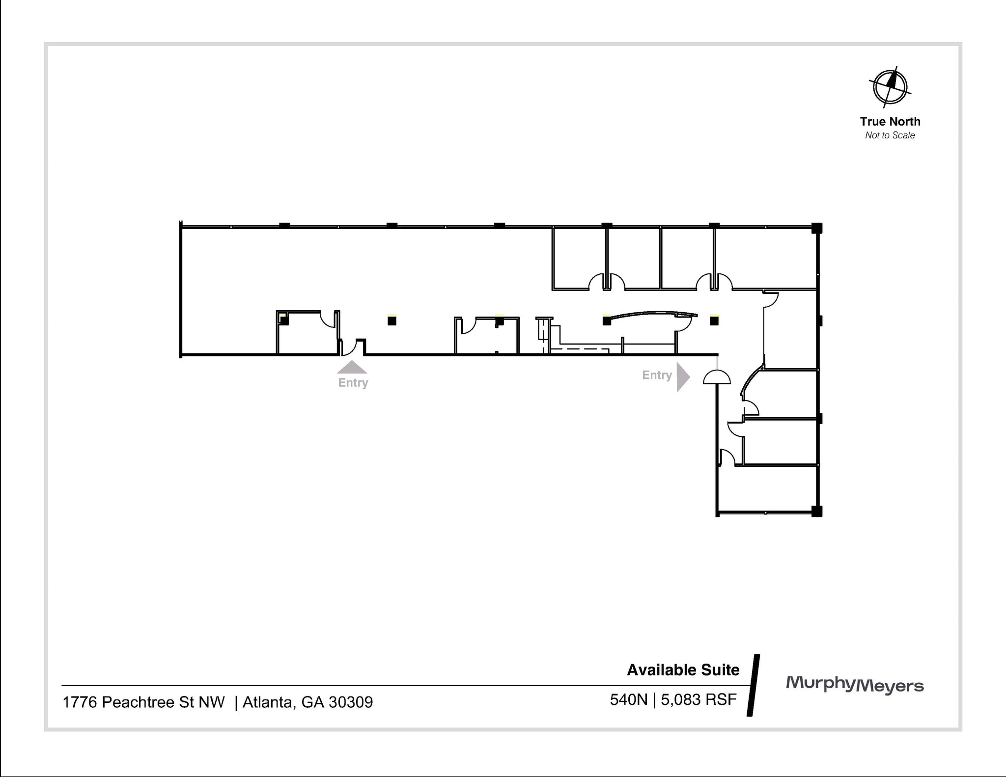 1776 Peachtree St NW, Atlanta, GA for lease Floor Plan- Image 1 of 1