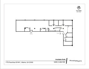 1776 Peachtree St NW, Atlanta, GA for lease Floor Plan- Image 1 of 1