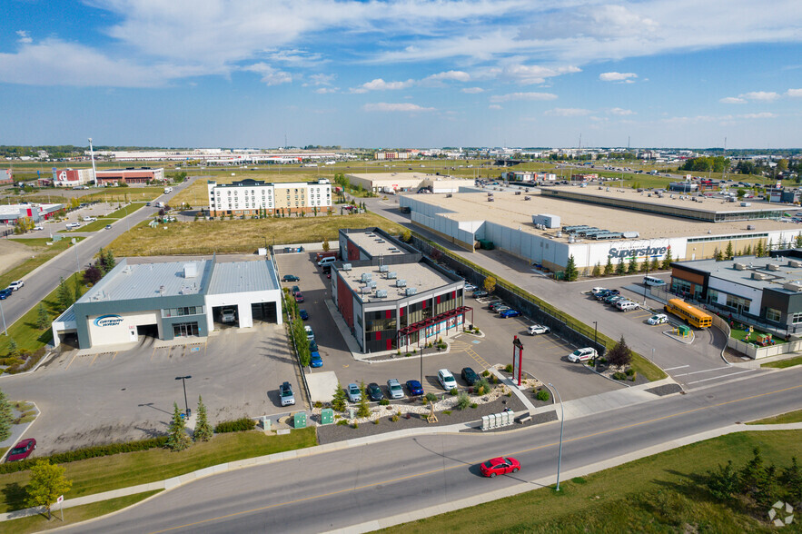 28 Gateway Dr NE, Airdrie, AB for lease - Aerial - Image 2 of 5