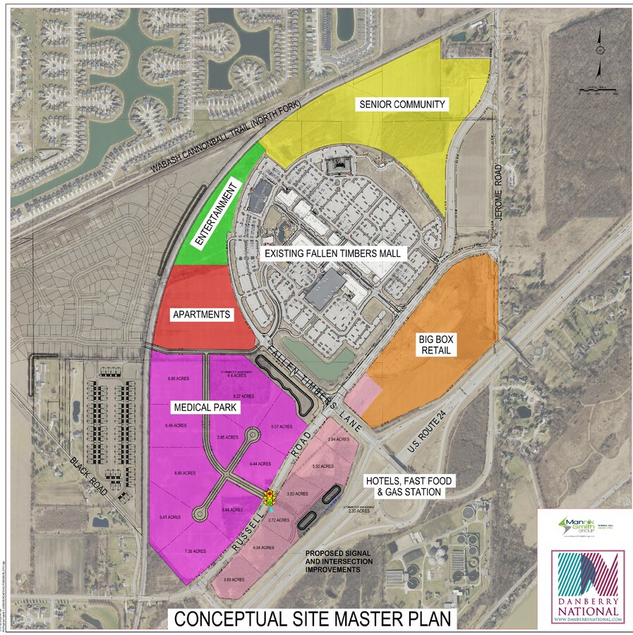 Russell Rd Fallen Timbers Lane, Maumee, OH 43537 Peripheral Land around Shops at Fallen