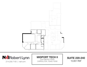 2550 Midway Rd, Carrollton, TX for lease Floor Plan- Image 2 of 2