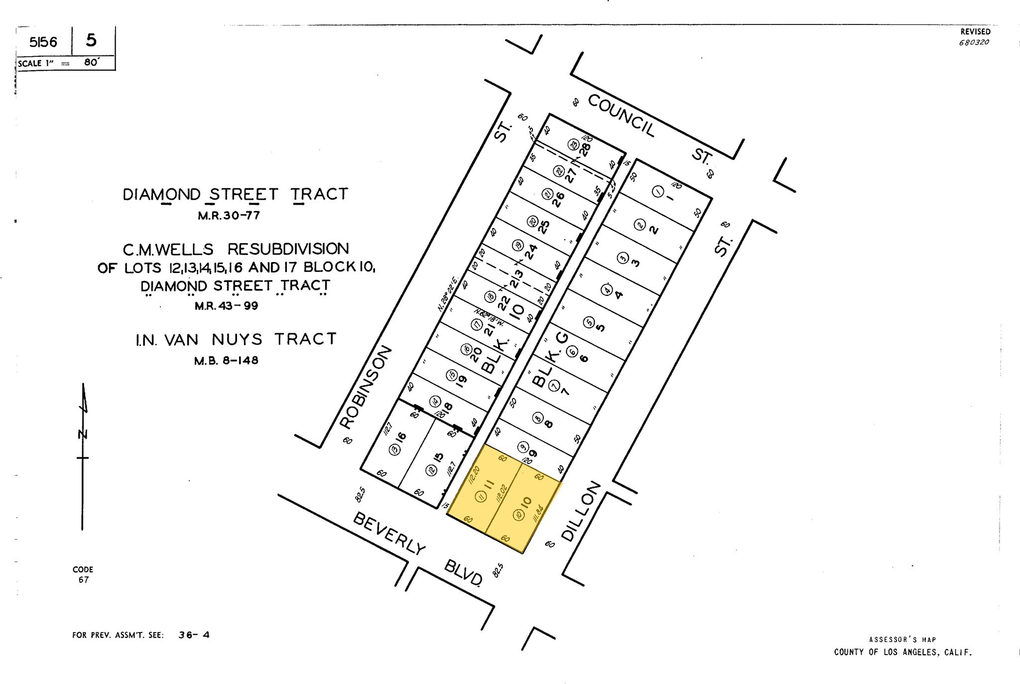 3211 Beverly Blvd, Los Angeles, CA for sale Plat Map- Image 1 of 1