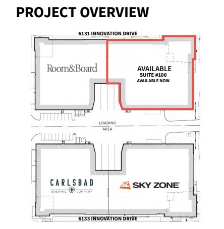 6131 Innovation Way, Carlsbad, CA for lease Site Plan- Image 1 of 2