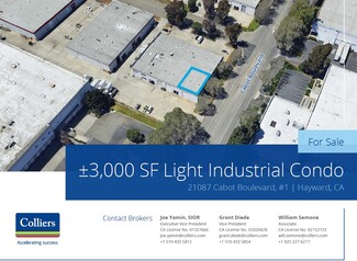 More details for 21087 Cabot Blvd, Hayward, CA - Industrial for Sale