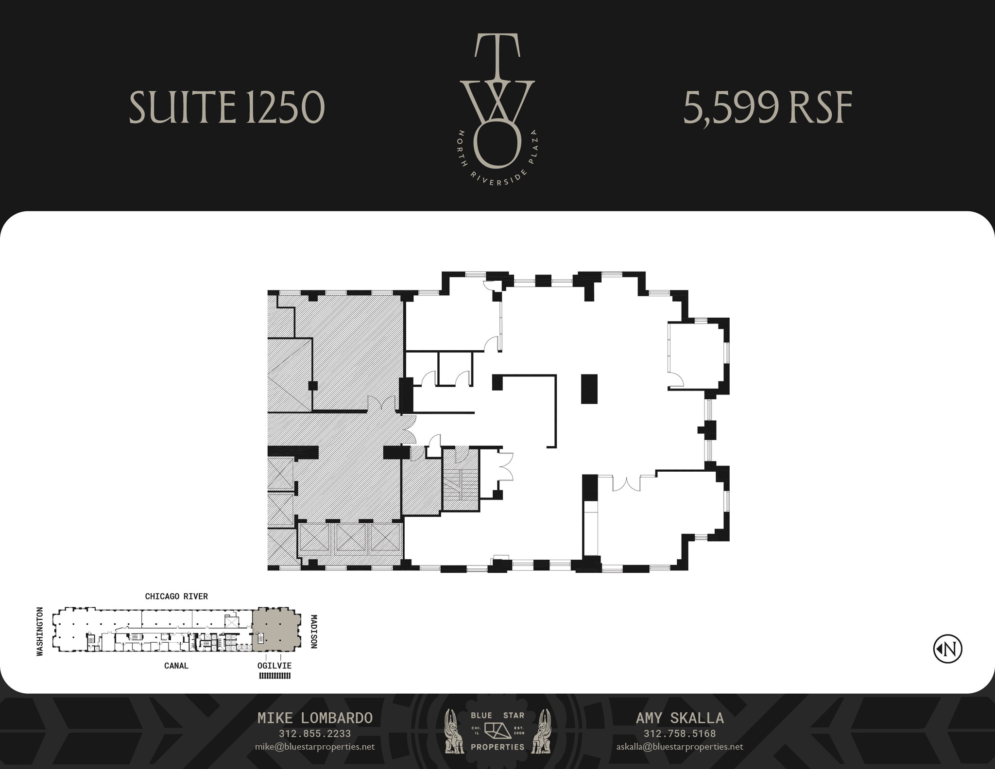 2 N Riverside Plz, Chicago, IL for lease Floor Plan- Image 1 of 10