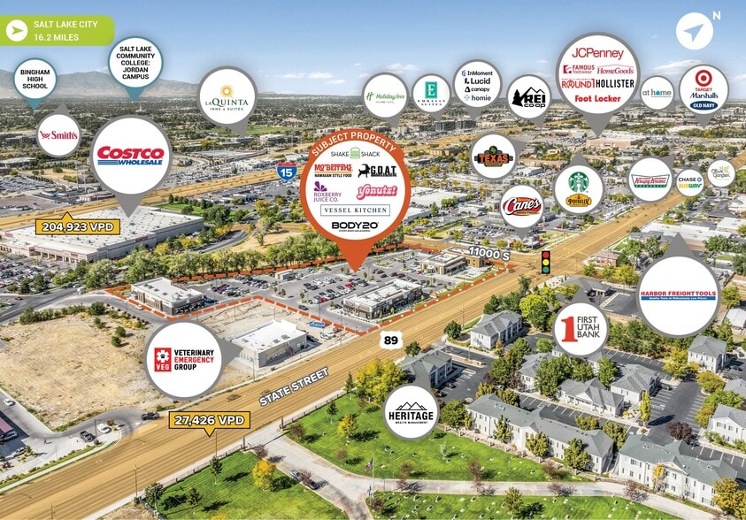 The Schoolyard portfolio of 3 properties for sale on LoopNet.com - Aerial - Image 2 of 6