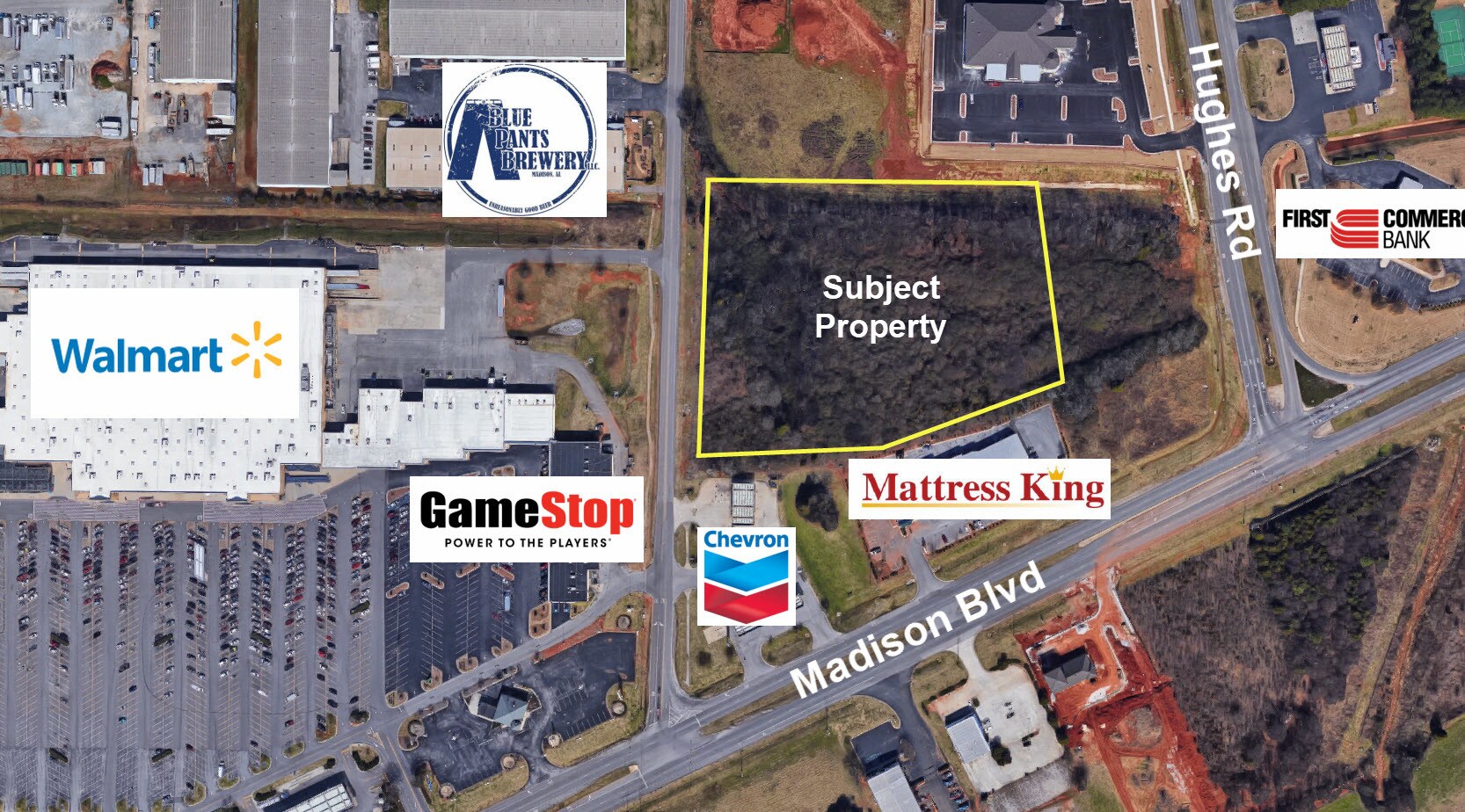 Lanier Rd, Madison, AL for sale Aerial- Image 1 of 1