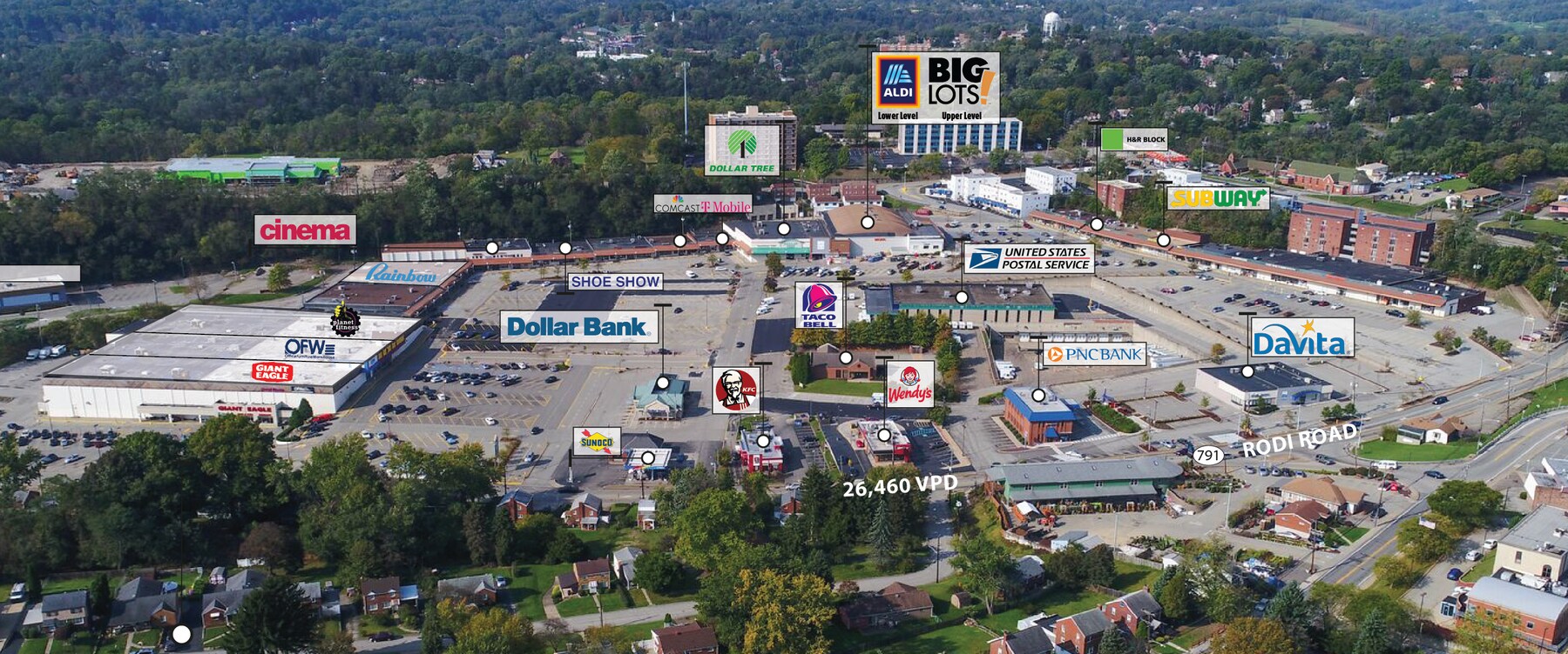 230 Rodi Frankstown Rd Pittsburgh Pa 15215 Penn Hills Shopping Center Loopnet Com