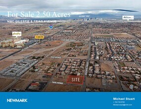 GILESPIE STREET, Las Vegas, NV - aerial  map view