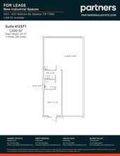 4125 Hollister Rd, Houston, TX for lease Site Plan- Image 1 of 1