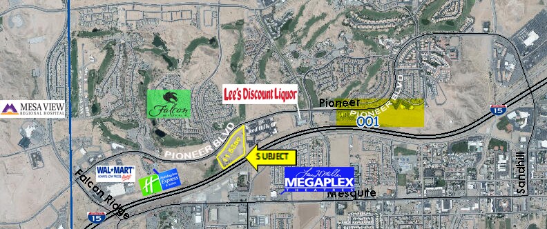 840 W Pioneer Blvd, Mesquite, NV for sale Aerial- Image 1 of 17
