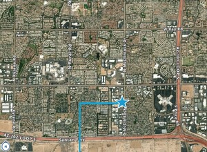 100 S McClintock Dr, Chandler, AZ - aerial  map view