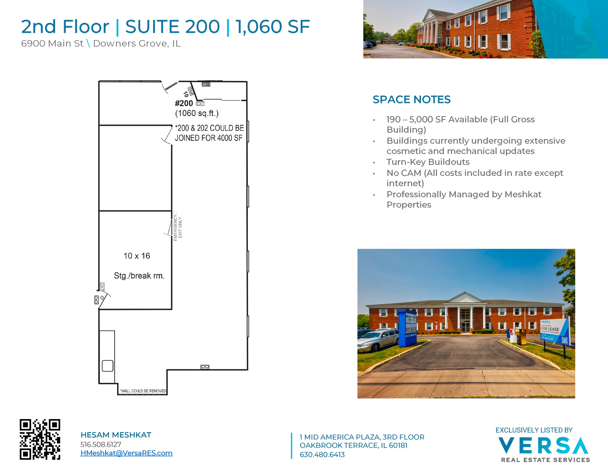 6912 Main St, Downers Grove, IL for lease Floor Plan- Image 1 of 1