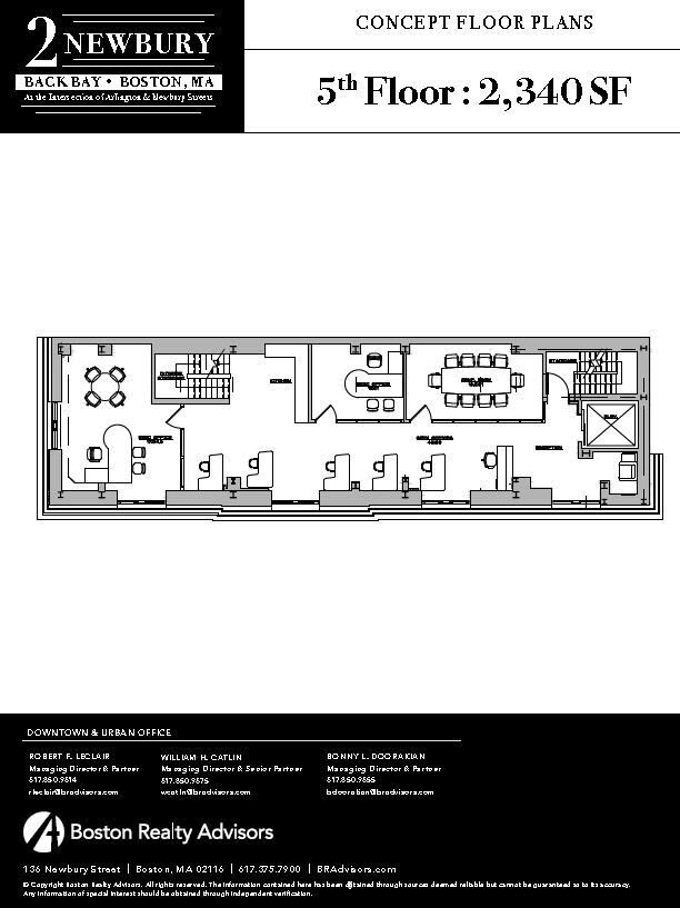 2 Newbury St, Boston, MA for lease Floor Plan- Image 1 of 2