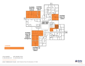 2202 Timberloch Pl, The Woodlands, TX for lease Floor Plan- Image 2 of 2