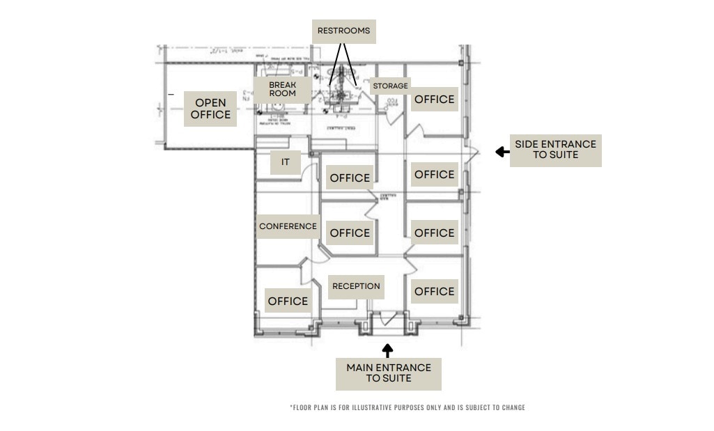 2703 Jones Franklin Rd, Cary, NC for lease Floor Plan- Image 1 of 2