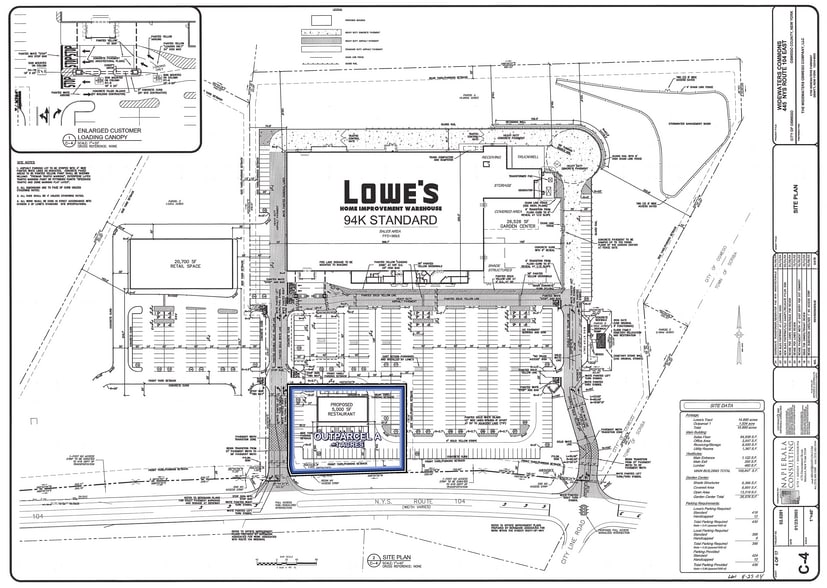 444 NY-104, Oswego, NY for lease - Site Plan - Image 2 of 4
