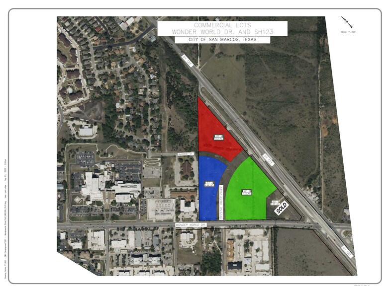 TX- 123 & Wonder World Dr, San Marcos, TX for sale - Building Photo - Image 2 of 31