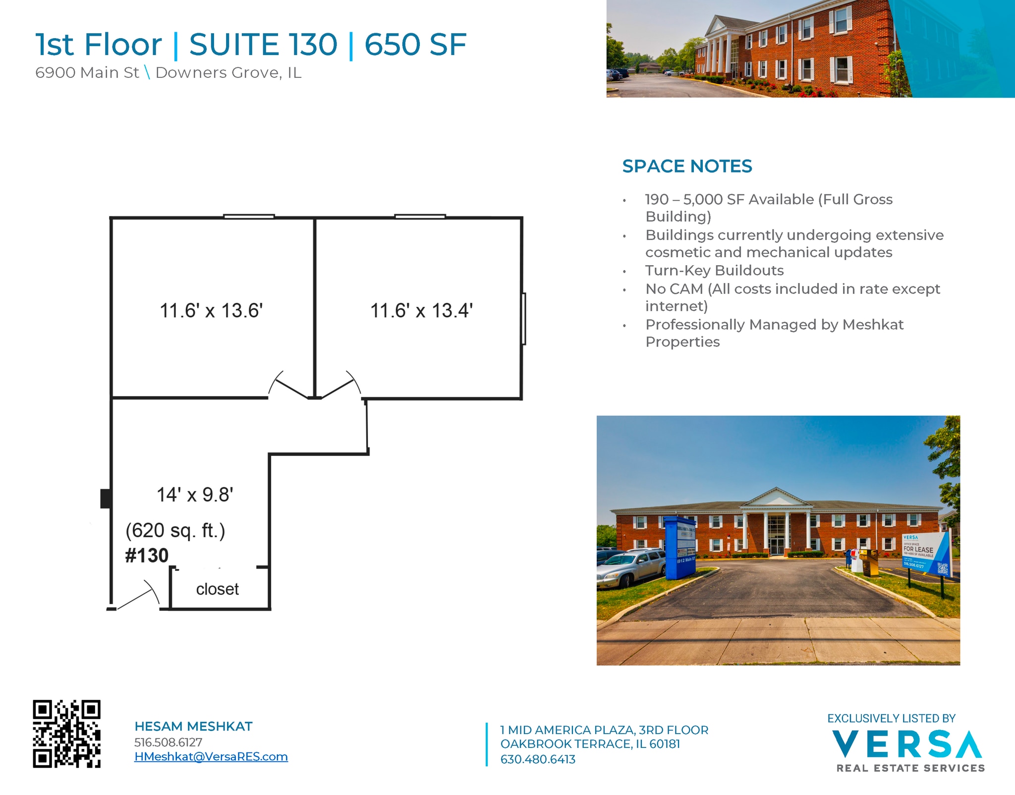 6912 Main St, Downers Grove, IL for lease Floor Plan- Image 1 of 1