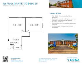 6912 Main St, Downers Grove, IL for lease Floor Plan- Image 1 of 1
