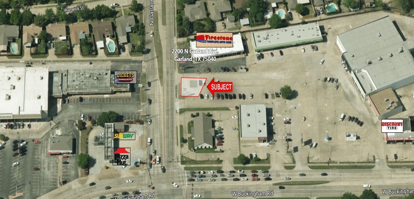 2200 N Garland Rd, Garland, TX for lease Plat Map- Image 1 of 2