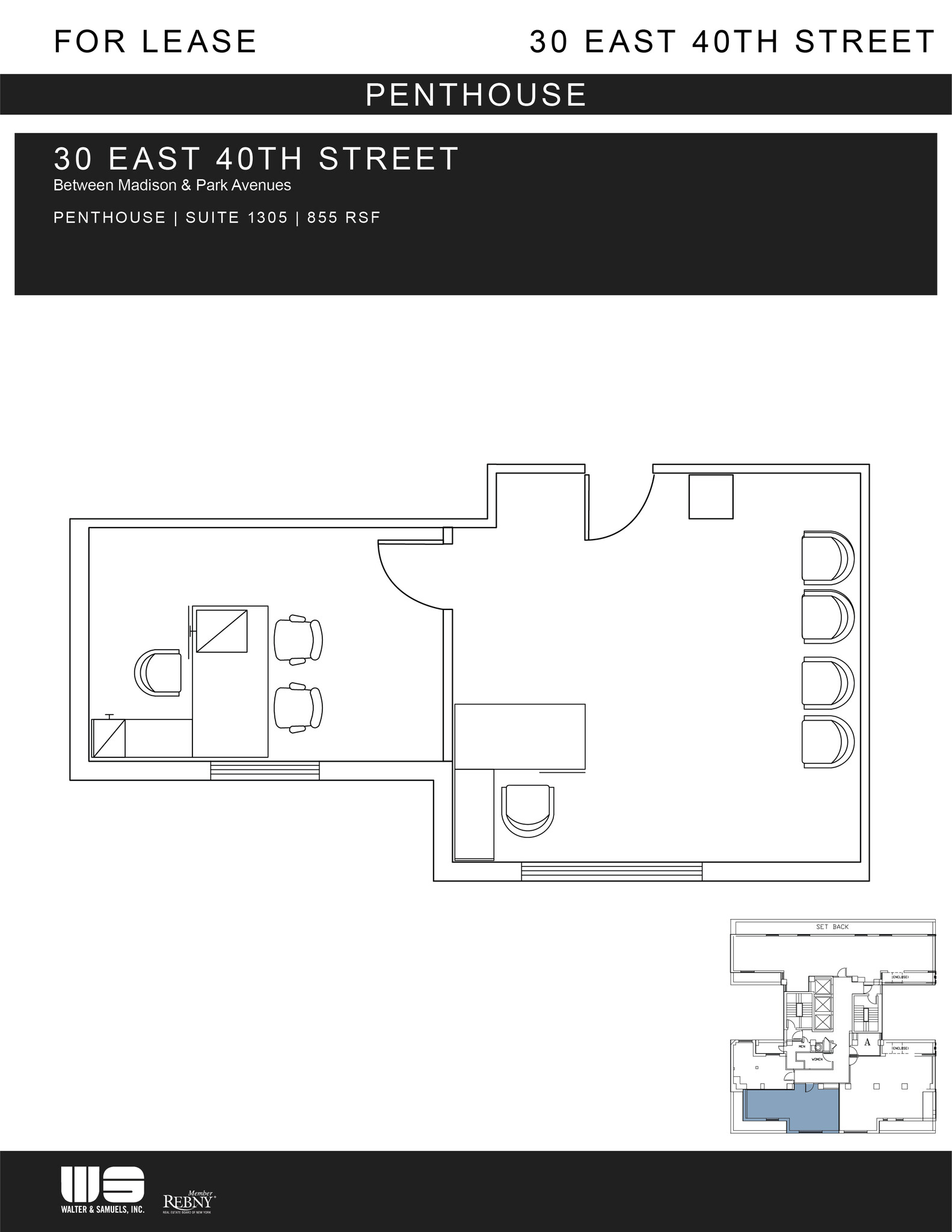 30 E 40th St, New York, NY for lease Floor Plan- Image 1 of 1