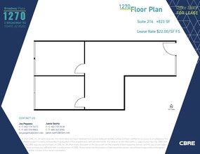 1232 E Broadway Rd, Tempe, AZ for lease Floor Plan- Image 1 of 6