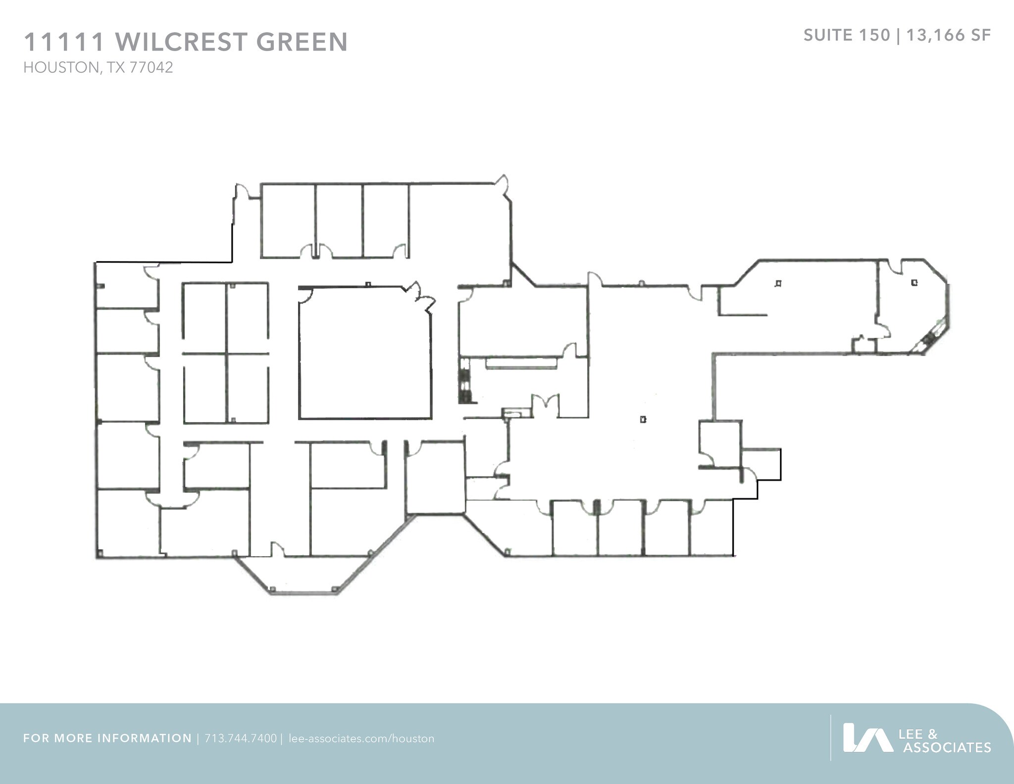 11111 Wilcrest Green Dr, Houston, TX for lease Floor Plan- Image 1 of 1