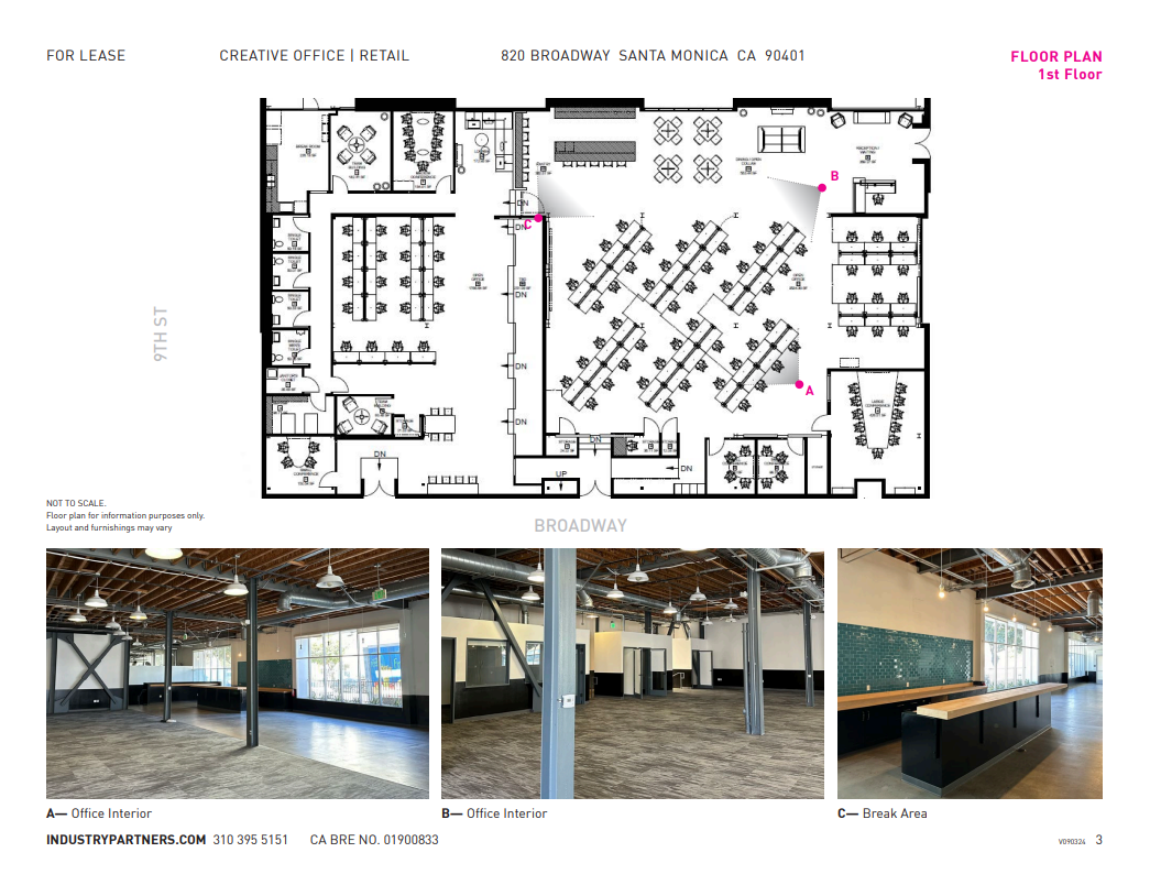 820 Broadway, Santa Monica, CA for lease Floor Plan- Image 1 of 1