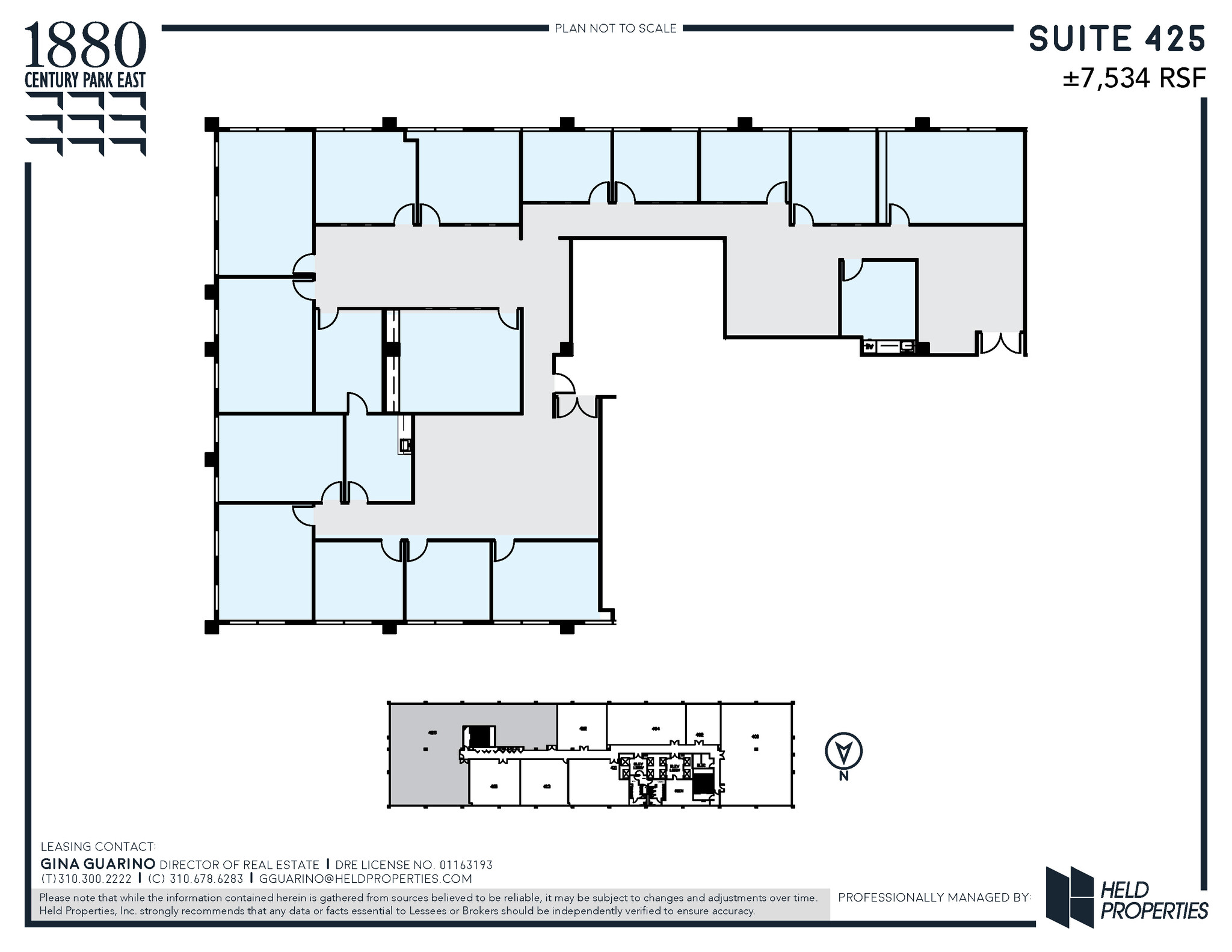 1880 Century Park E, Los Angeles, CA for lease Site Plan- Image 1 of 2